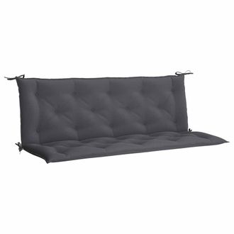 vidaXL Coj&iacute;n De Banco De Jard&iacute;n Tela Oxford Antracita 150x(50+50)x7 Cm Vidaxl