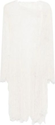 Yohji Yamamoto Top in pizzo - Bianco