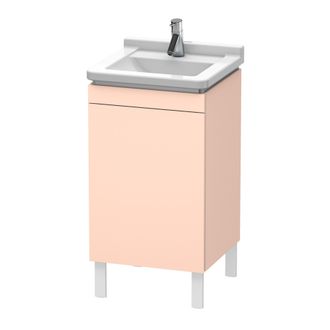 Duravit Duravit L-cube M&oacute;dulo De Lavabo Vertical, 1 Puerta, Con Bisagra A La Derecha, 460mm, Para Starck 3 030348, Color: Albaricoque Perla Seda Laca Mate - L