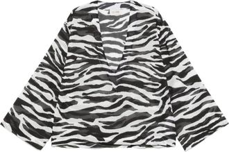 The Attico Overhemden, Dames, Zwart, S, Katoen, Chic Nero Katoenen Blouse