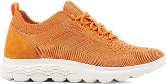 Geox Spherica Womens Trainers - Orange - Size UK 4