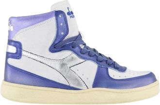 Diadora Metal Used Blauw Basket Sneakers - Dames - Sneakers - Veelkleurig - 37 EU - Schoenen