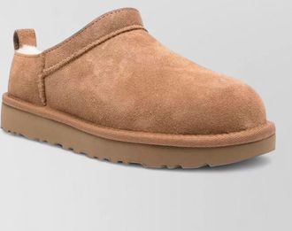 UGG micro suede boot slippers rubber sole
