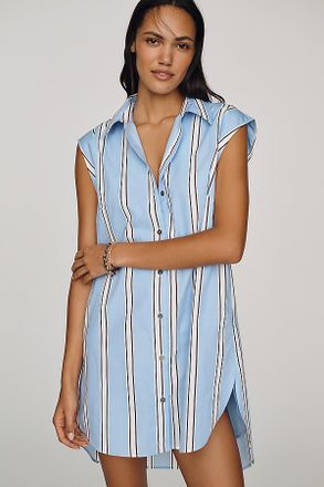 Maeve Lillian Button-Front Midi Dress by Maeve