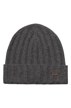 Eton Cashmere Beanie in Dark Grey at Nordstrom