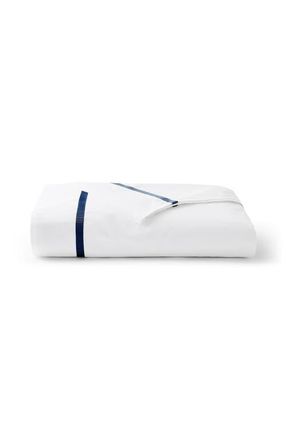 Christy Beaumont Luxury Cotton Percale Flat Sheets in Navy at Nordstrom, Size Queen
