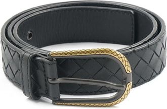 Bottega Veneta Riem - Dames - Riemen - Zwart - 85 CM - Accessoires