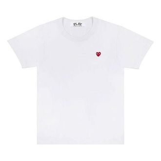 Comme Des Garçons (WMNS) COMME des GARCONS PLAY Mini Logo Tee White AZ-T199-051-2
