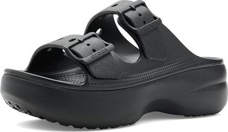 Crocs Saturday Platform Sandals Womens Dress Sandals Black : 11 M, Synthetic
