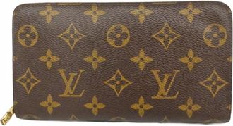 Louis Vuitton Brown Long Wallet (Bi-Fold) (Pre-Owned)