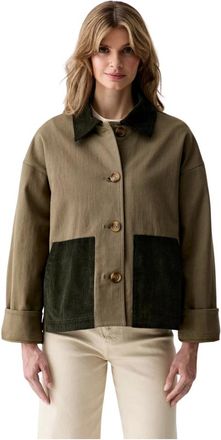 Barbour Dames, Jassen, Groen, Maat: XL Katoen