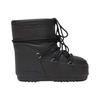 Moon Boot Schoenen, Heren, Zwart, 36 EU, Leer, Icon Low Boot