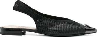Pinko Ballerine con dettaglio lurex - Nero