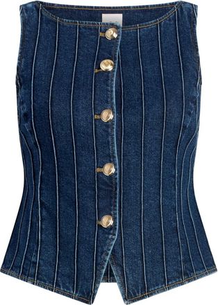 Cinq &agrave; Sept Gilet denim - Blu