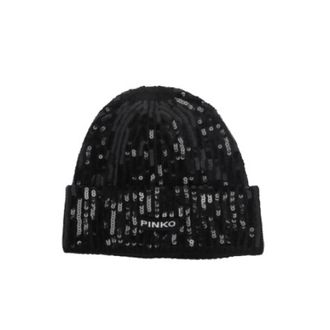 Pinko Gorro Bembusa - Accessories - Mujer - Negro - ONE SIZE