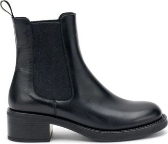 Frau Dames, Schoenen, Zwart, Maat: 40 EU Leer