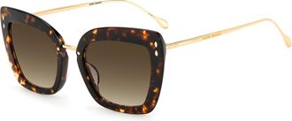 Isabel Marant Ladies Golden Rectangular Sunglasses IM0083GS2IK