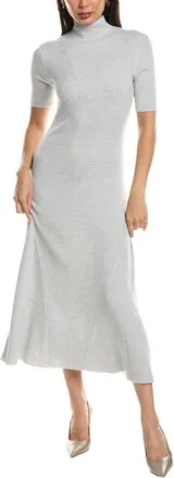 HUGO BOSS BOSS Hugo Boss Farie Mock Neck Wool Sweaterdress