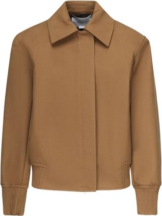 Stella McCartney Light Jassen - Dames - Zomerjassen - Bruin - S - Su&egrave;de - Jassen