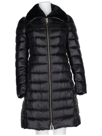 Herno Long Glossy Quilted Down Jacket