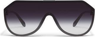 Quay Showbiz 60mm Gradient Shield Sunglasses in Blk/blkfd at Nordstrom Rack