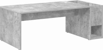 vidaXL Mesa De Caf&eacute; Gris Concreto 101,5 X 50 X 37 Cm Vidaxl