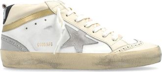Golden Goose Mid Star Sneakers - Dames - Sneakers - Wit - 37 EU - Katoen - Schoenen