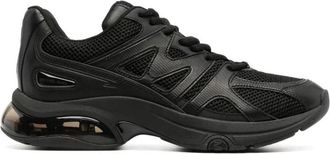 Michael Kors Kit Extreme Mesh en Lederen Sneaker - Heren - Sneakers - Zwart - 41 1/2 EU - Leer - Schoenen