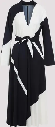 Alberta Ferretti Alberta Ferretti jurk met twill-print