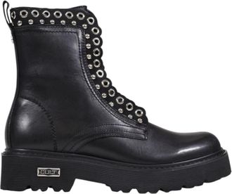 Cult Slash 4591 Mid - Dames - Veterlaarzen - Zwart - 38 EU - Wol - Schoenen