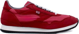 Walsh Sneakers con inserti in pelle scamosciata - Rosso