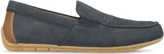 Rieker Blauwe Klassieke Gesloten Mocassins Loafers - Heren - Loafers - Blauw - 44 EU - Leer - Schoenen