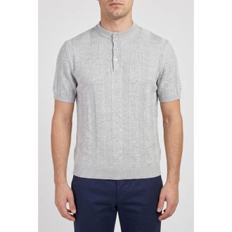 Brunello Cucinelli Light Grey Linen Sweater, Brand Size 56 (US Size 46)