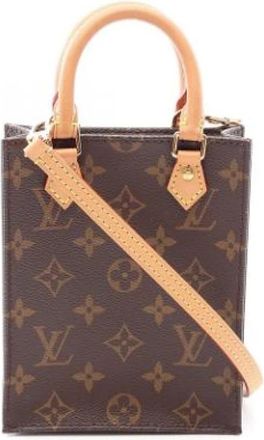 Louis Vuitton Pre-owned Handbag - Dames - Vintage Handtas - Bruin - ONE Size - Leer - Vintage