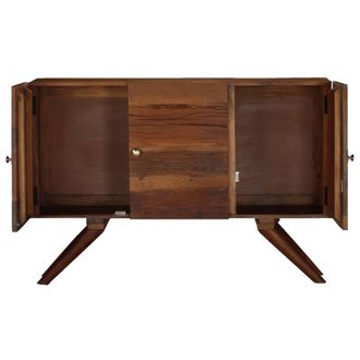 Berkfield Home Sideboard Brown Solid Reclaimed Wood 110x30x75 cm | Size: 110 x 30 x 75 cm