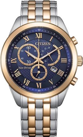 Citizen Chronograph GMT Blue Dial Mens Watch AT2606-51L