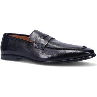 Ron White Paul Weatherproof Penny Loafer in Black at Nordstrom, Size 10Us