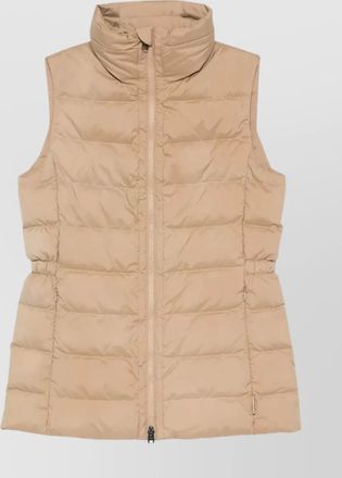 Woolrich high neck sleeveless quilted padded vest