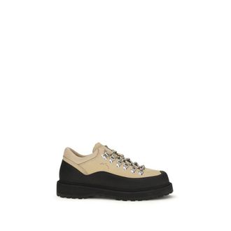 Diemme Beige Calf Leather Bos Taurus Lace-Up Mens Boots