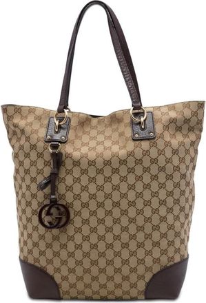 Gucci Pre-owned Gucci Large GG Canvas GG Charm Tote Ladies FUZOPPKX18DHP9MW