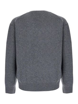 Dunst Cashmere Wool V-Neck Sweater - Grey