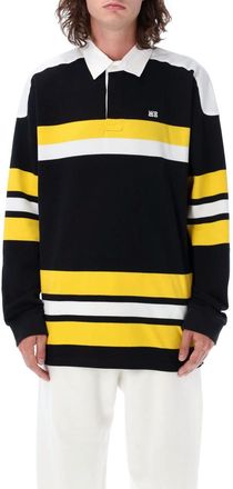 Wales Bonner Multicolor Stripes Shirt Collar Polo