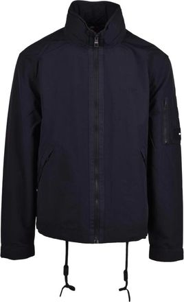 Tommy Hilfiger Giubbotto Antivento - Heren - Zomerjassen - Blauw - 2XL - Katoen - Jassen