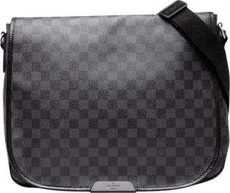 Louis Vuitton Pre-owned Courier Bag - Heren - Vintage Schoudertas - Zwart - ONE Size - Vintage