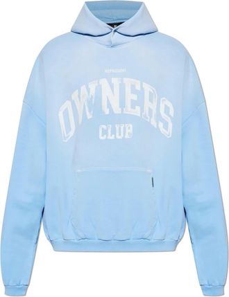 Represent Hoodies, male, Blue, Size: 2XL Owners Club Hoodie