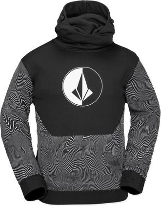 Volcom Hydro Riding Hoodie Fleecepullover für Herren | schwarz/grau