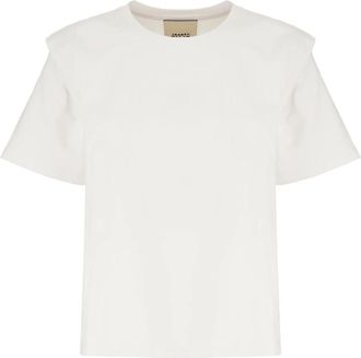 Isabel Marant Zelitos T-shirt - Dames - T-shirts - Wit - S - Katoen - Tops