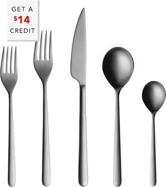 Mepra 5Pc Flatware Set With $14 Credit