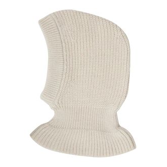 Christophe Lemaire Geribbeld Zwart Bivakmuts Hoed - Dames - Hoeden - Beige - L - Wol - Accessoires
