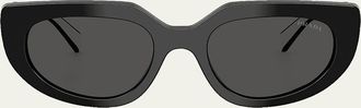 Prada PR D02SF 54MM Oval Sunglasses